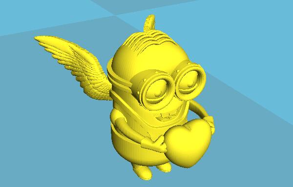 3D打印動漫手辦之小黃人 3D打印動漫手辦之小黃人