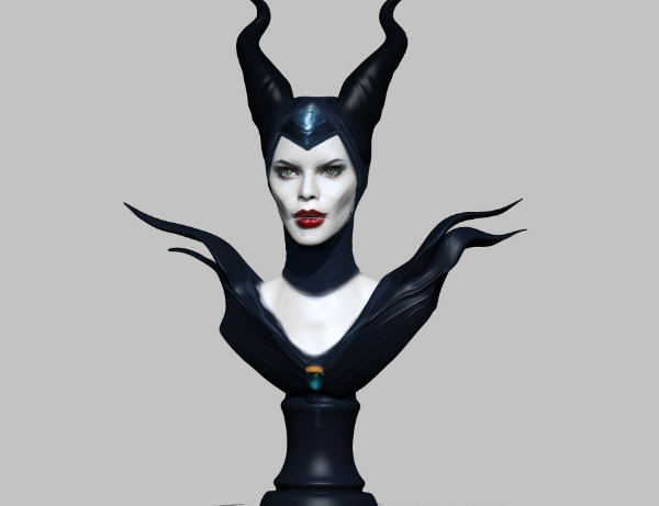 3D打印人物模型之沉睡魔咒瑪琳菲森 3D打印人物模型之沉睡魔咒瑪琳菲森