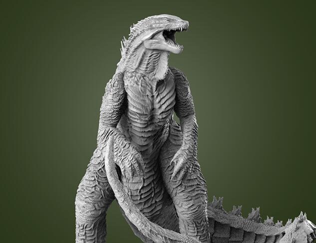 3D打印哥斯拉 3D打印哥斯拉