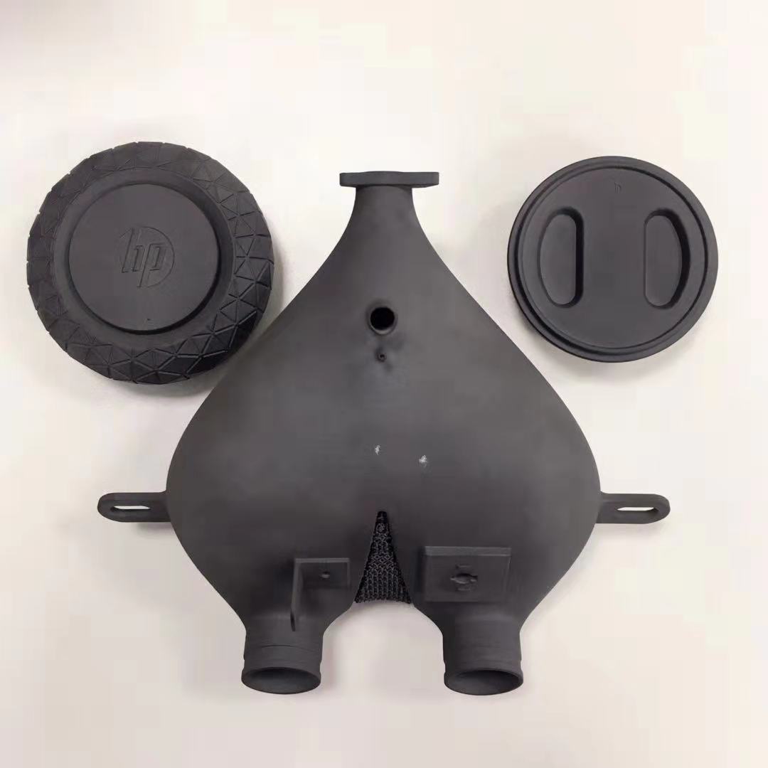 黑色尼龍3D打印手板模型 黑色尼龍3D打印手板模型