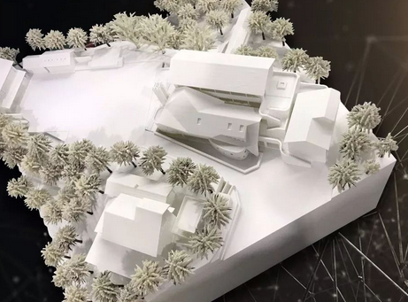 3D打印雪景房屋沙盤 模型 3D打印雪景房屋沙盤 模型