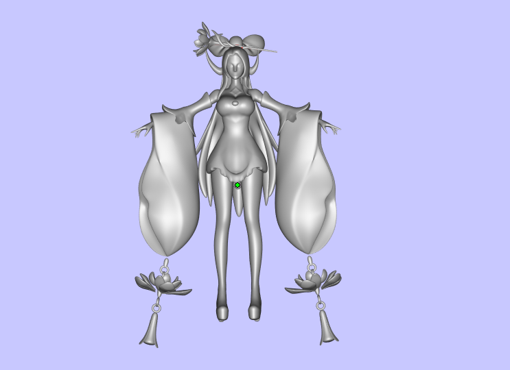 王者榮耀貂蟬GK白模，3D打印模型